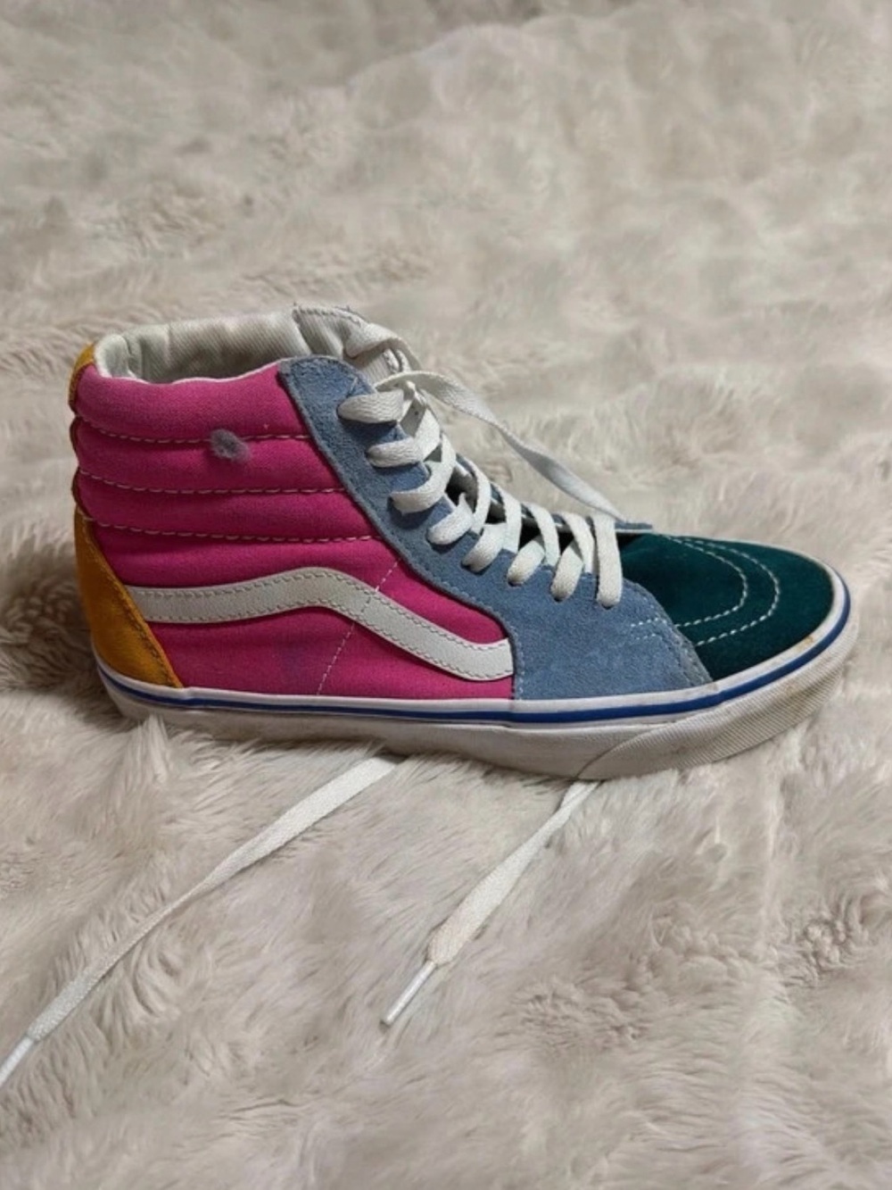 Women’s high top colorful vans